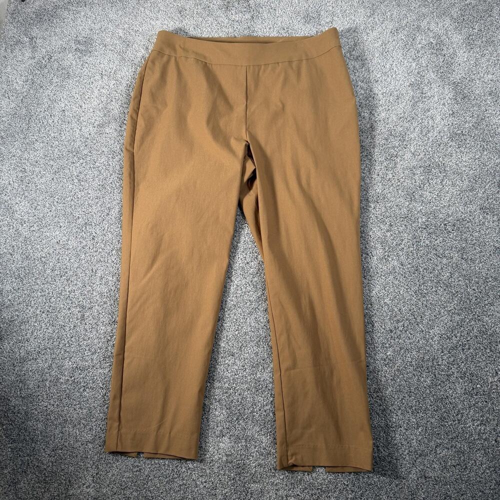 Chicos Dress Pants US 12P 34x25 Business Casual Classic Minimalist Officecore